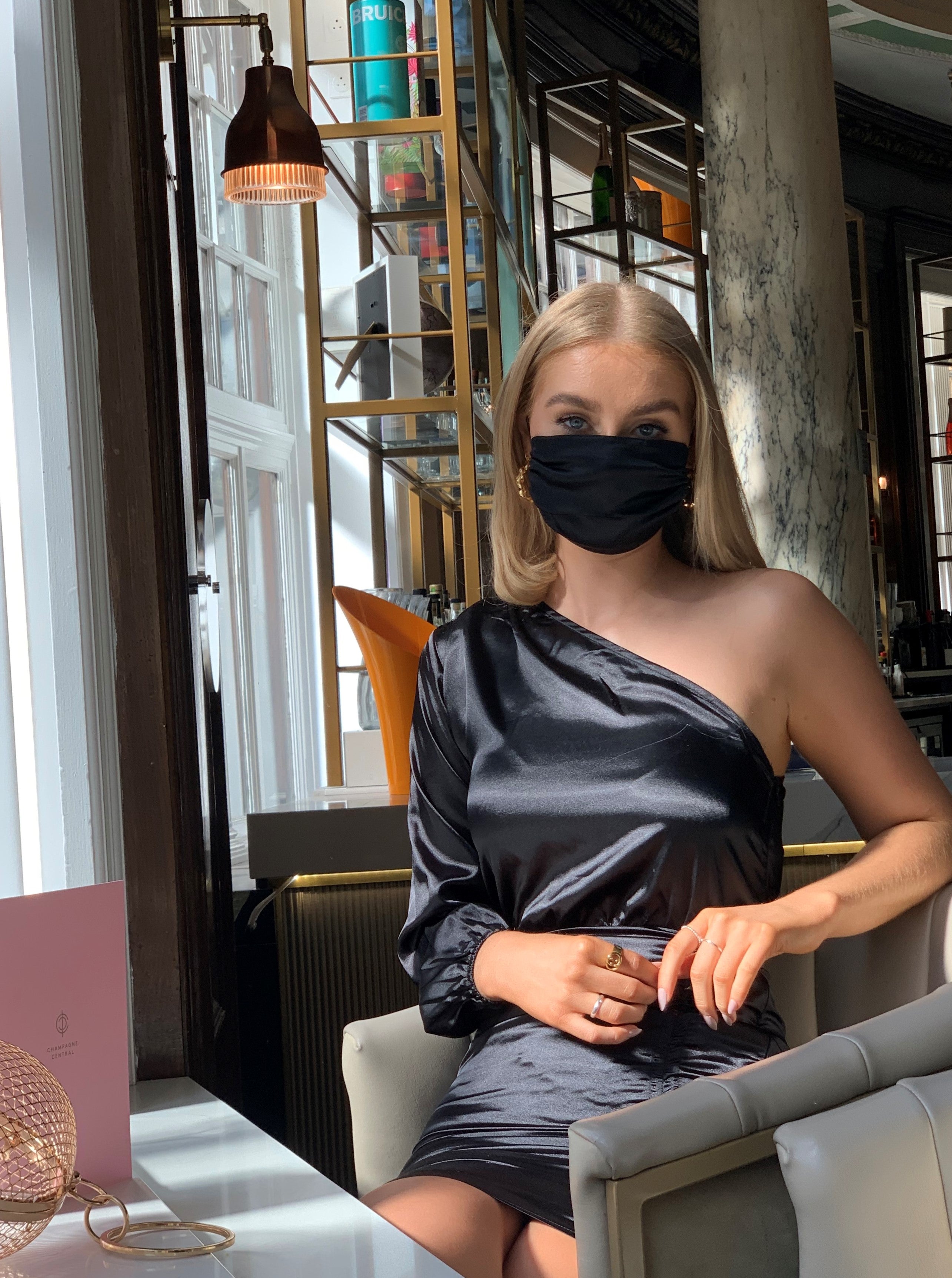 Luxury Silk Mask | Black